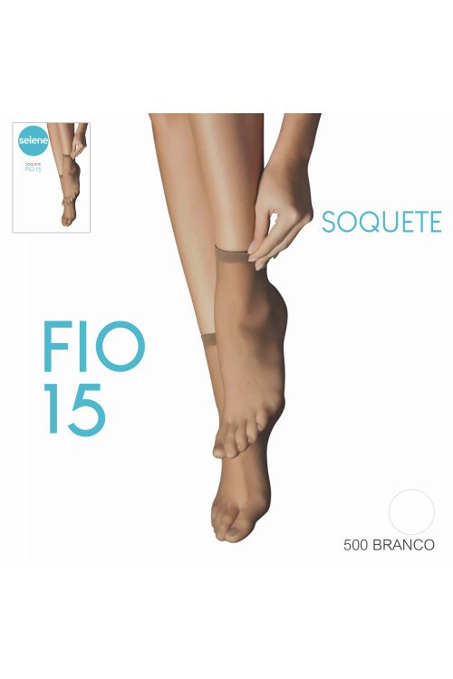 MEDIA CAÑA FIO 15 BLANCO