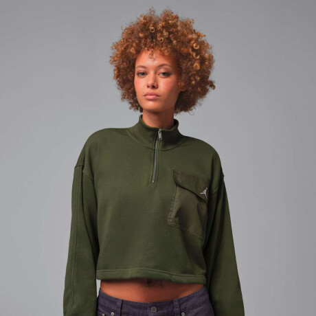 Remera Jordan Brooklyn Fleece de Mujer Verde