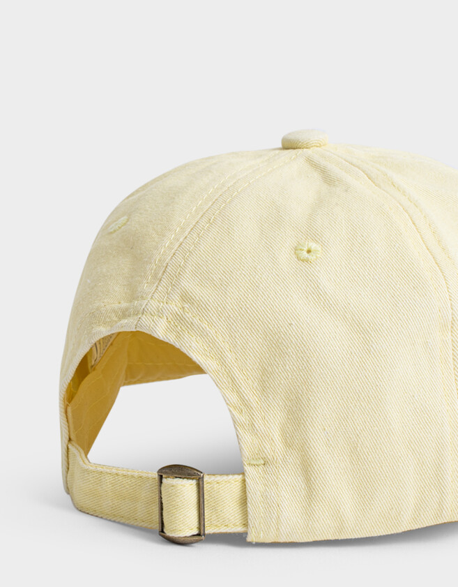 Caps Denim Gorra Canvas Cherry - Amarillo Claro