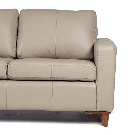 Rinconera Sevilha - Cuero Natural - Chaise Izquierdo 1011 (Granizo)