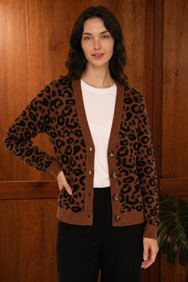 Cardigan Estampado. Cardigan Estampado.