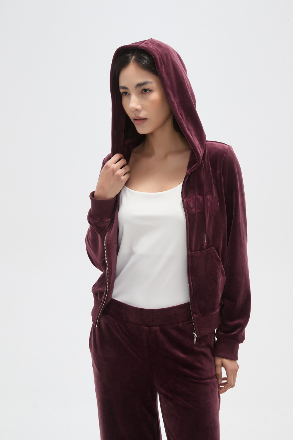 Campera Tanoa Cereza Oscuro