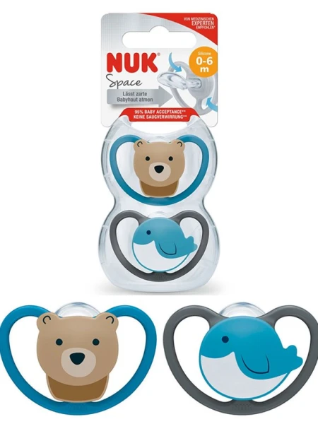 CHUPETE NUK X2 SPACE UNICO