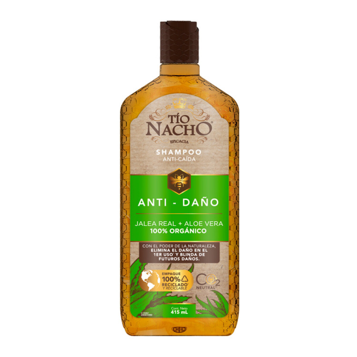 Shampoo Tío Nacho Aloe Vera 415ML C12 