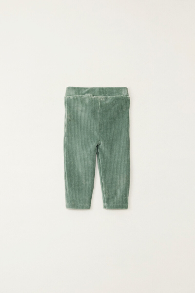 Calza de pana Verde