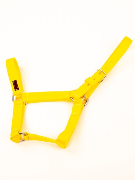 bozal con cabresto de cinta Amarillo