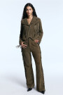 CAMPERA SUEDE VERSOVIA Verde Oliva