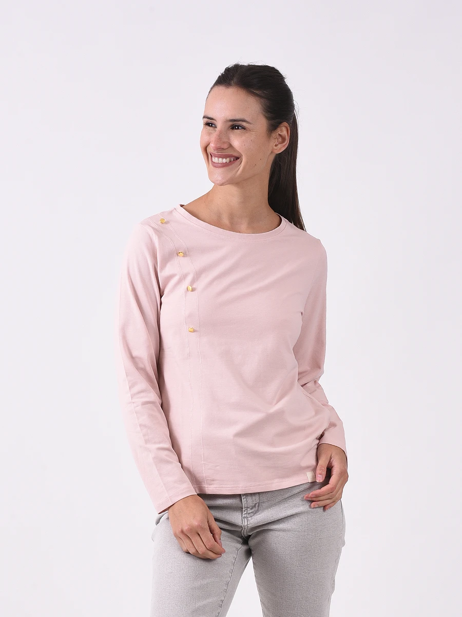 REMERA MAHALO - ROSA CLARO 