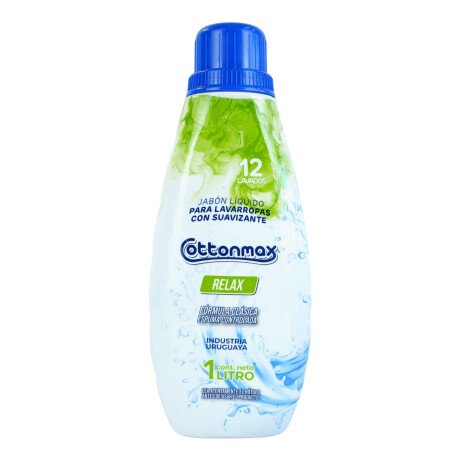 DETERGENTE LIQUIDO COTTONMAX P/ROPA 1 LT DETERGENTE LIQUIDO COTTONMAX P/ROPA 1 LT