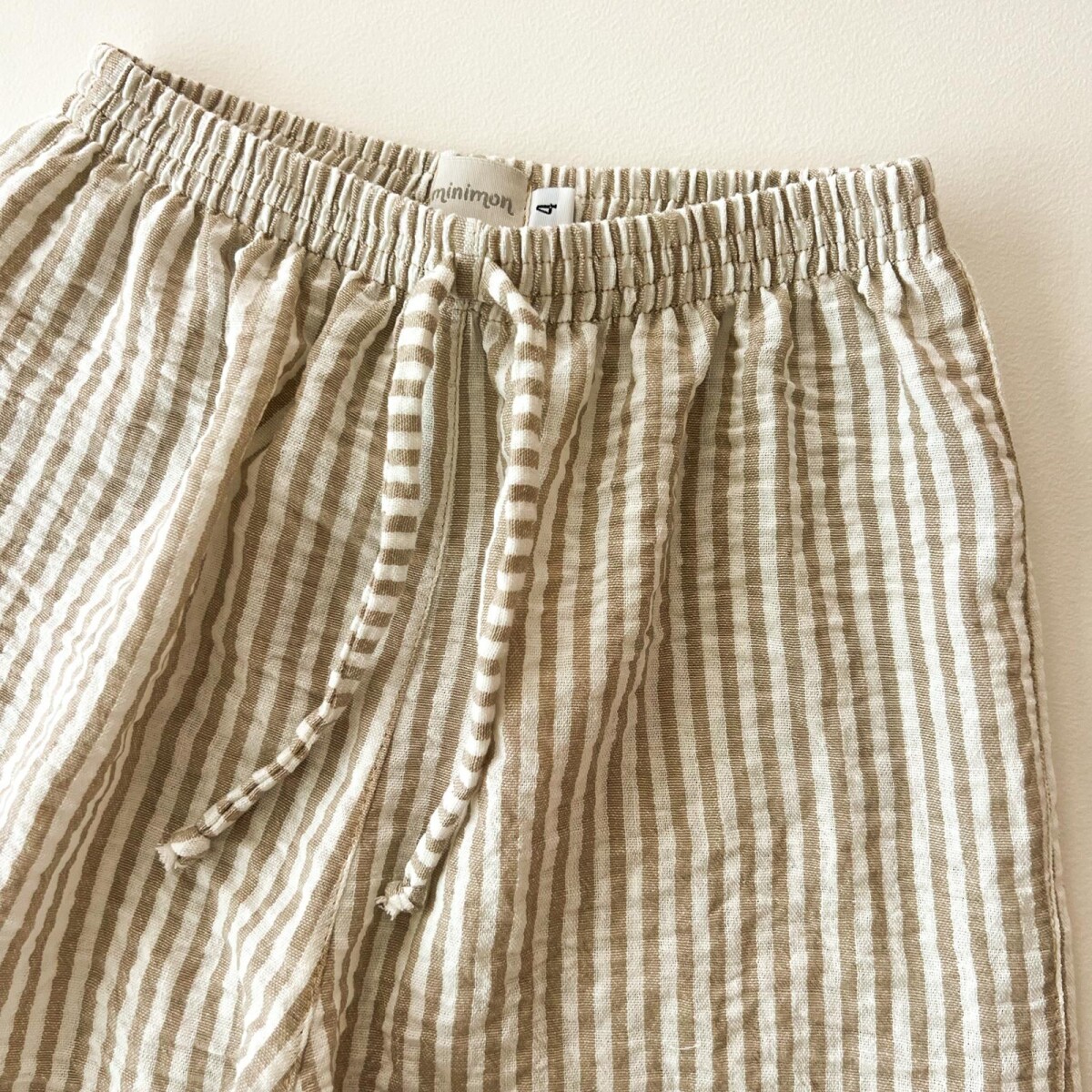 Pantalon Pai stripe beige 