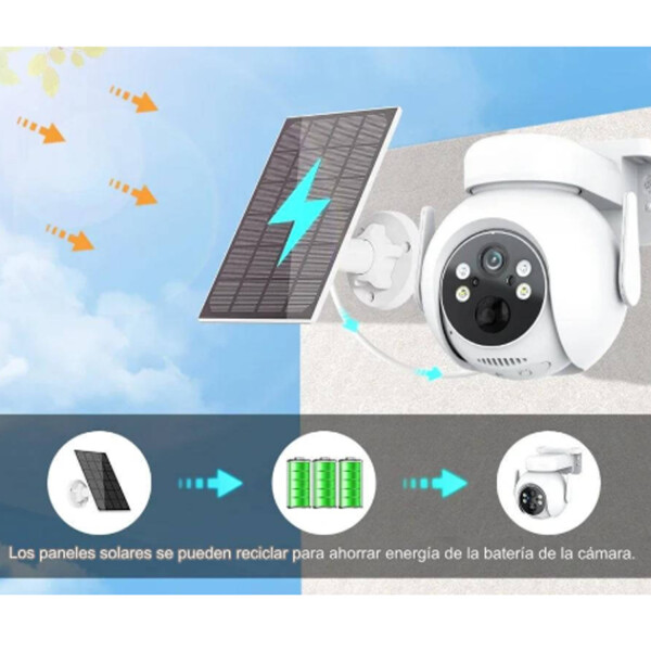 Camara De Vigilancia Xion Cctv81s Wi-fi Solar CAMARA SMART WIFI XION CCTV81S