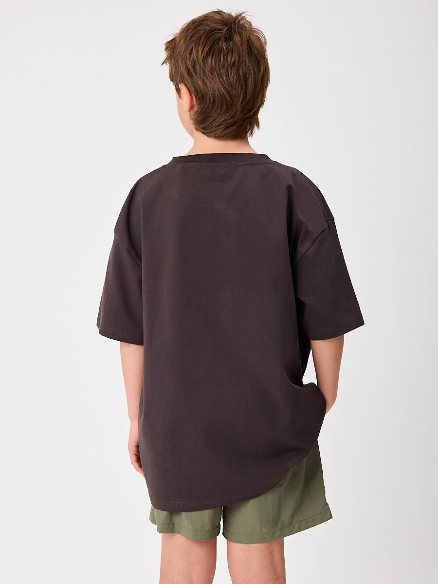 T-SHIRT M/C DROBAR TEEN DIXIE Gris Oscuro
