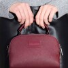 Bandolera Jazmin En Efecto Cuero Zaffiano Berry