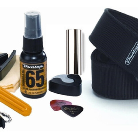 JIM DUNLOP ELEC. PACK W/STRAP-LokStrap-PICKS-CAPO-FRANELA JIM DUNLOP ELEC. PACK W/STRAP-LokStrap-PICKS-CAPO-FRANELA