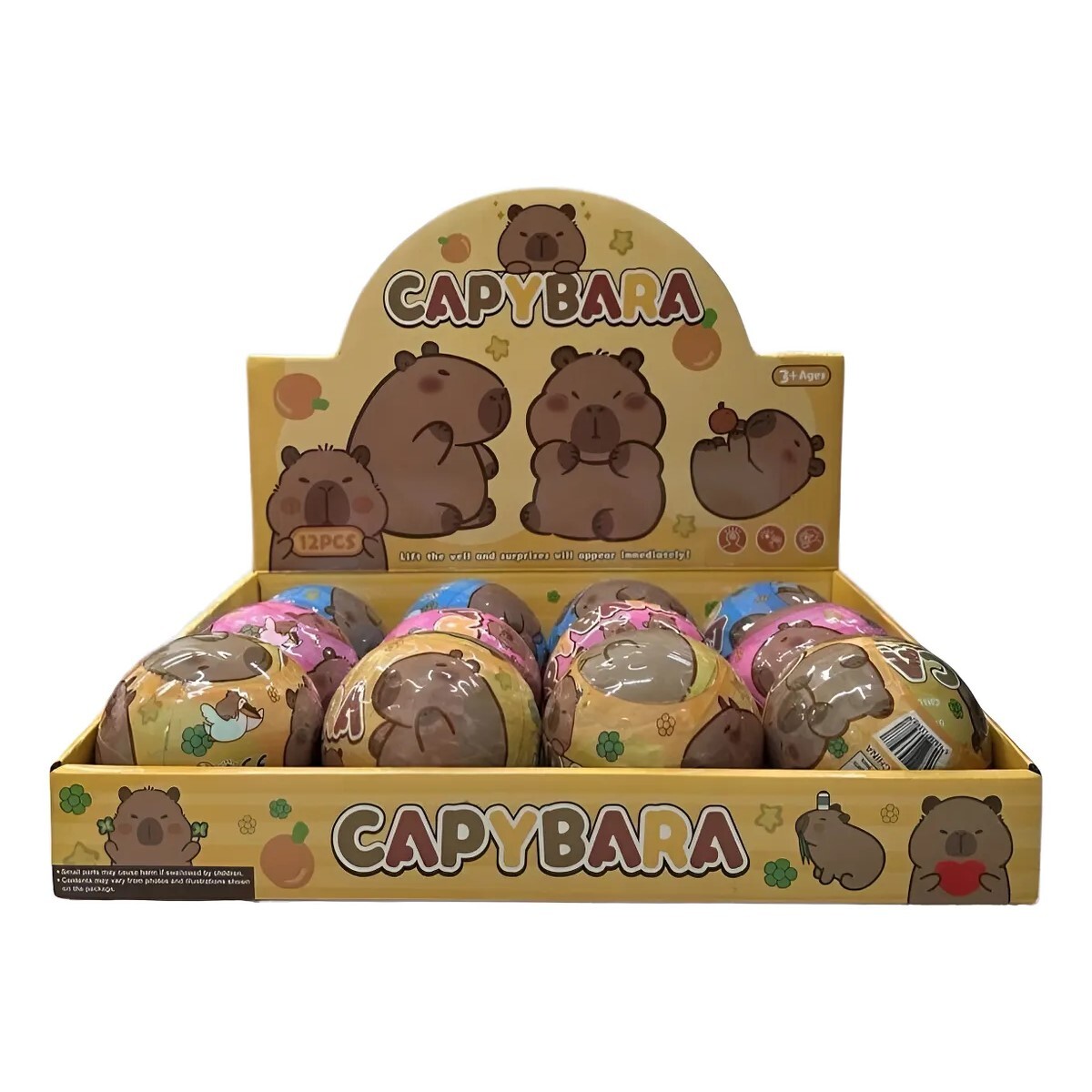Muñeco Capibara Sorpresa Bola Misteriosa 