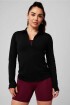 Top Feather Tech+ Half-Zip Top Mujer Black