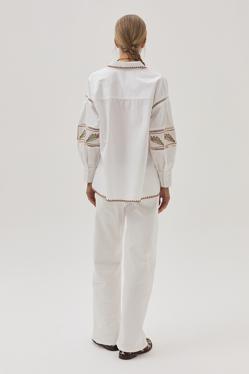 Camisa Fleur Blanco