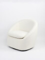 Butaca Con Base Giratoria Amelie Blanco