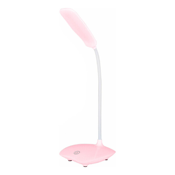 Lámpara Led Flexible Mesa Escritorio Batería Recargable Variante Color Rosa
