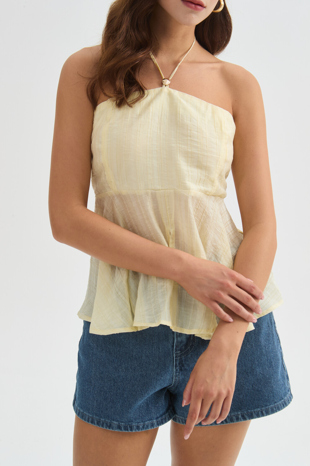 Tops Miso Amarillo Palido
