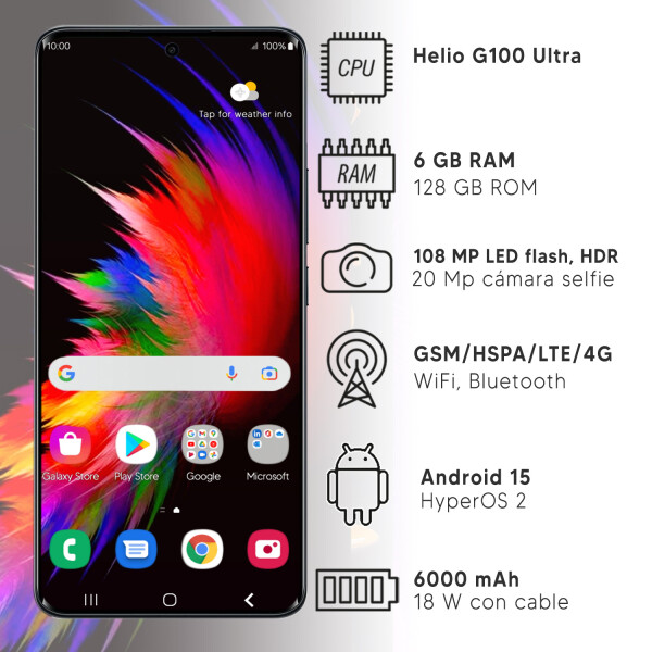 Xiaomi Note 15 4g 6gb Ram 128gb 108mpx + Regalo NEGRO