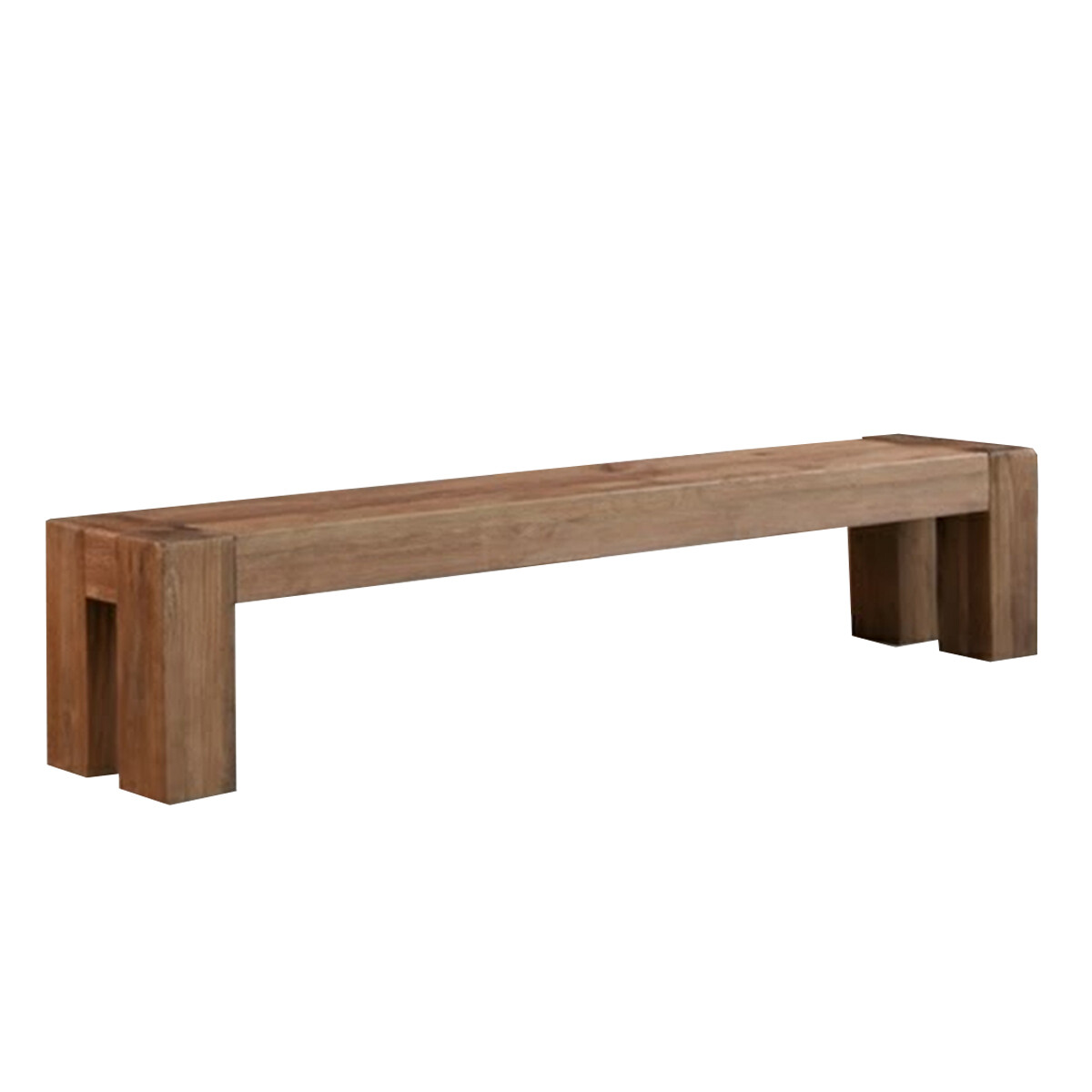 BANCO EN MADERA MACIZA LÍNEA RÚSTICA 