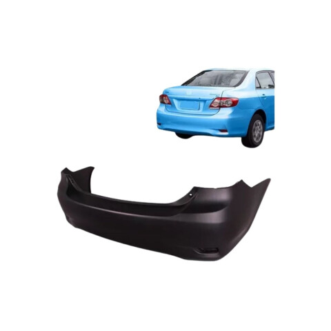 PARAGOLPE TRASERO NEGRO LISO Paragolpe Trasero Negro Liso