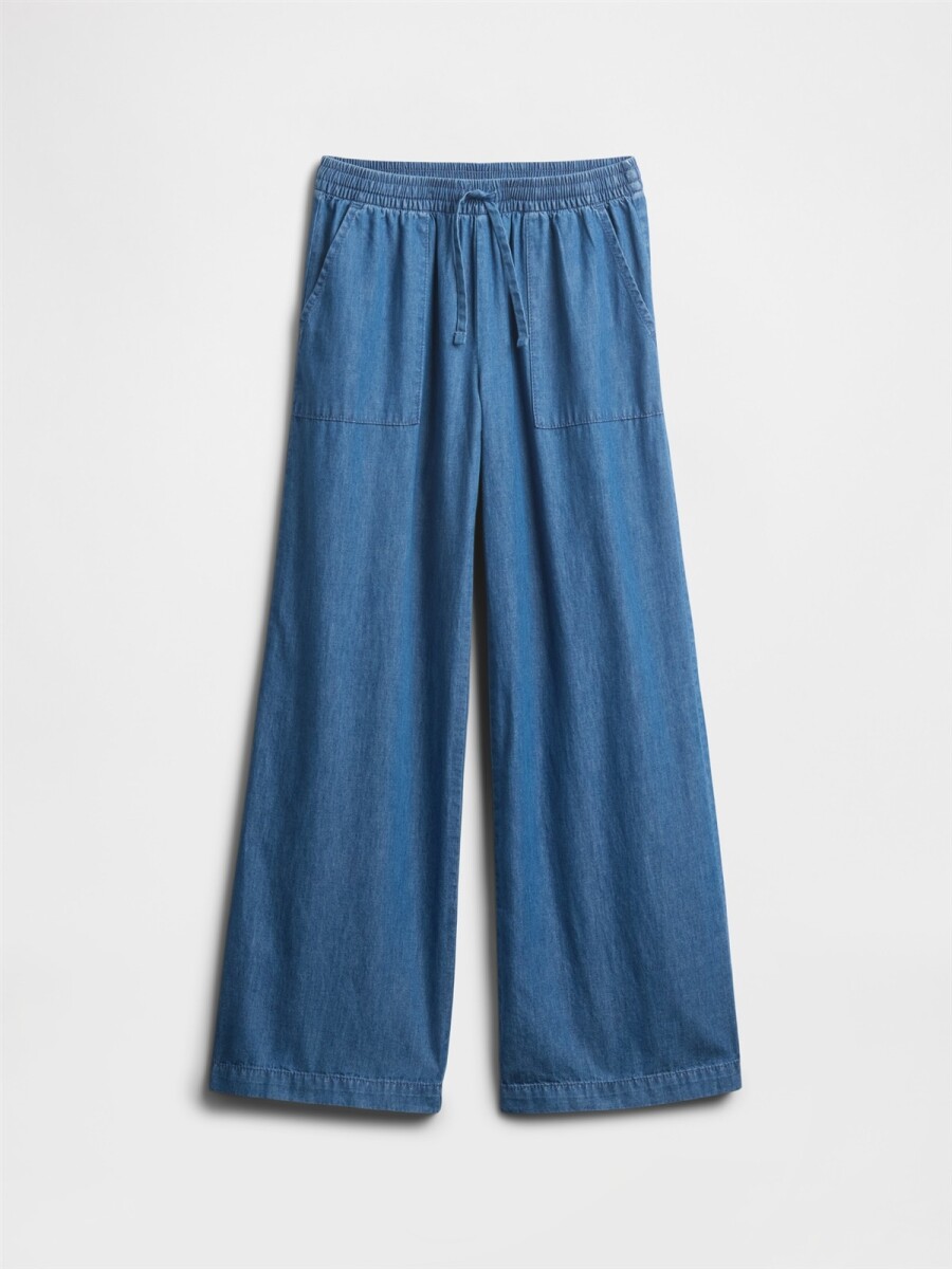 Pantalón Easy Niña - Indigo Chambray 