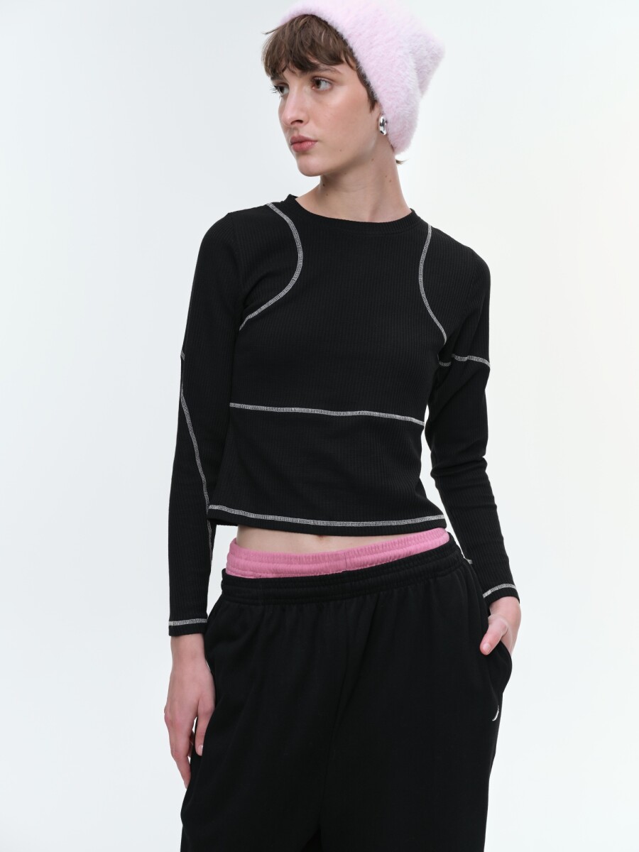 Remera Phoebe - Negro 