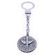 Llavero plata 925 con medalla espíritu santo. Diámetro 26 mm Llavero plata 925 con medalla espíritu santo. Diámetro 26 mm