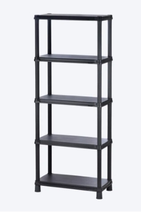 Estantería Plástica Nº15 - Negro (4 Niveles) Rimax Estantería Plástica Nº15 - Negro (4 Niveles) Rimax