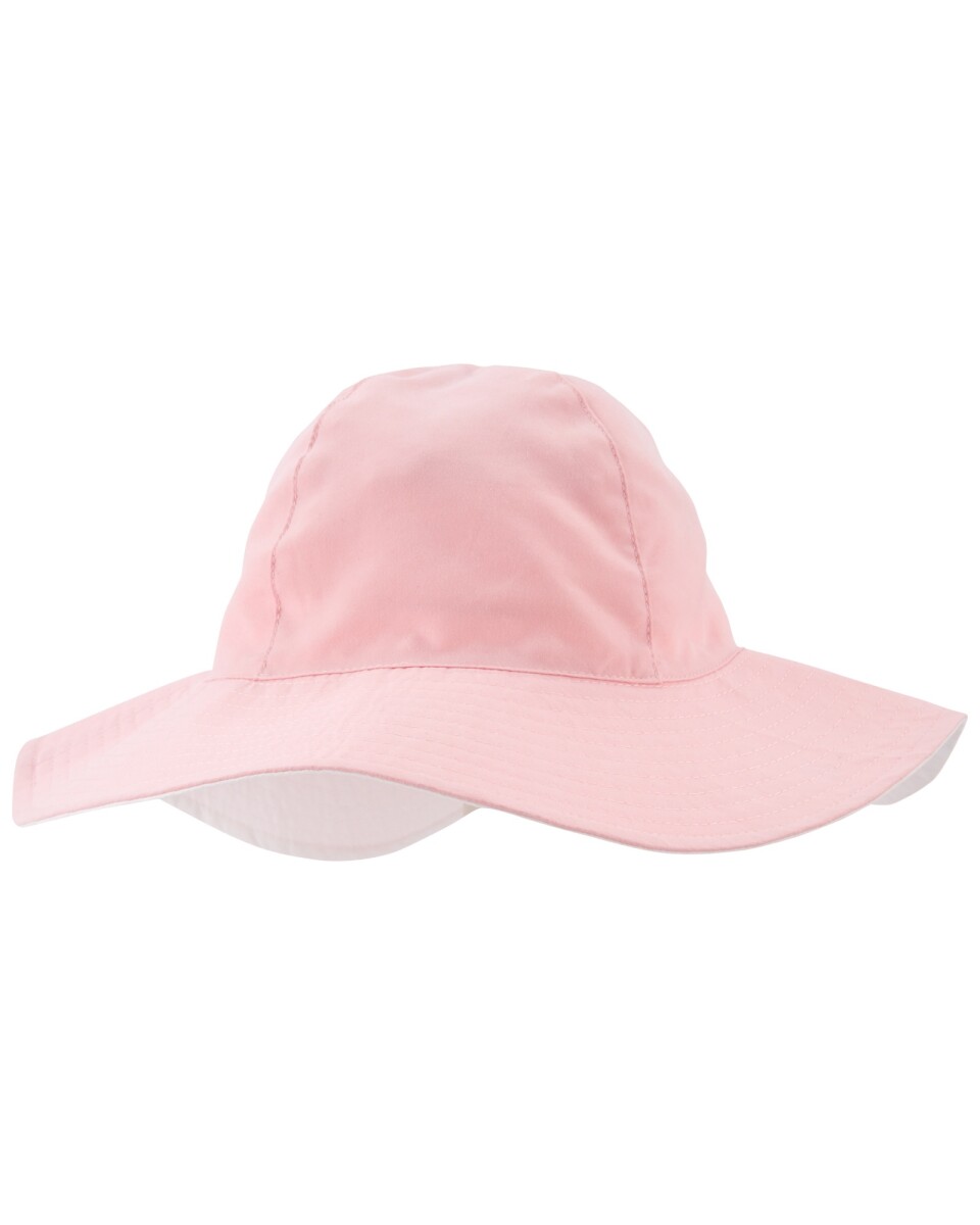 Gorro reversible de algodón con protección UPF 50+. Talles 2-4T 