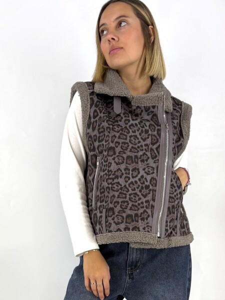 CHALECO SLOWLY MGF91 BEIGE
