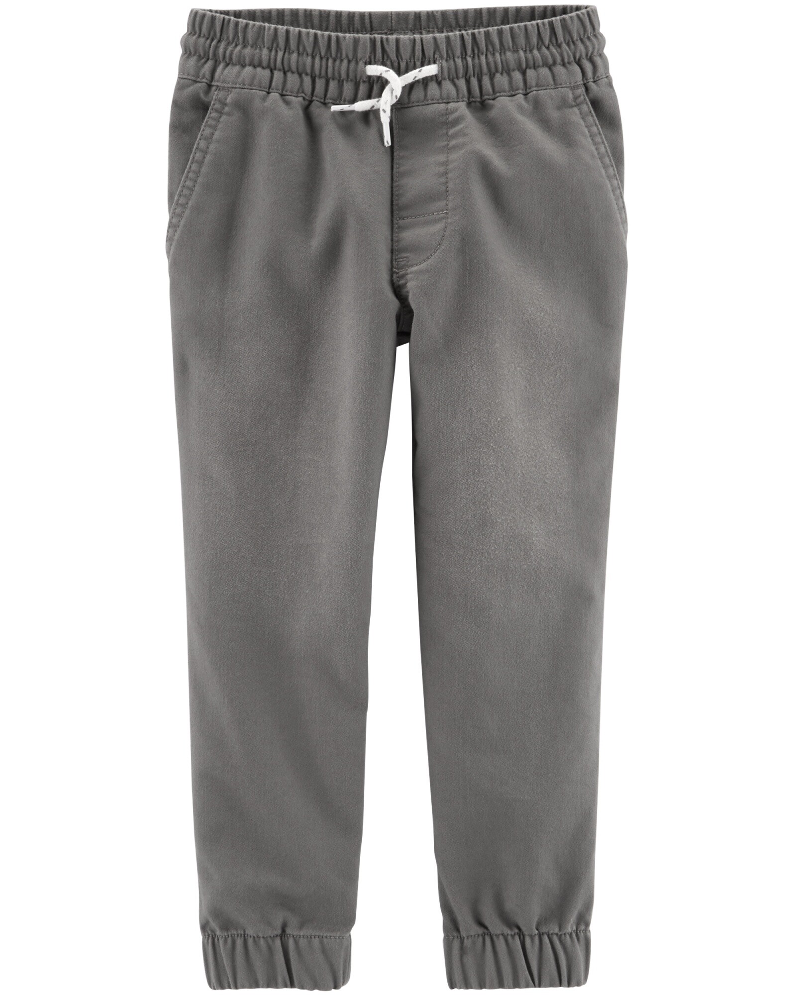 Pantalón deportivo de algodón, gris. Talles 2-5T Sin color