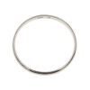 Par de alianzas clásicas en oro blanco 18k de 2mm y doble altura bombé Par de alianzas clásicas en oro blanco 18k de 2mm y doble altura bombé