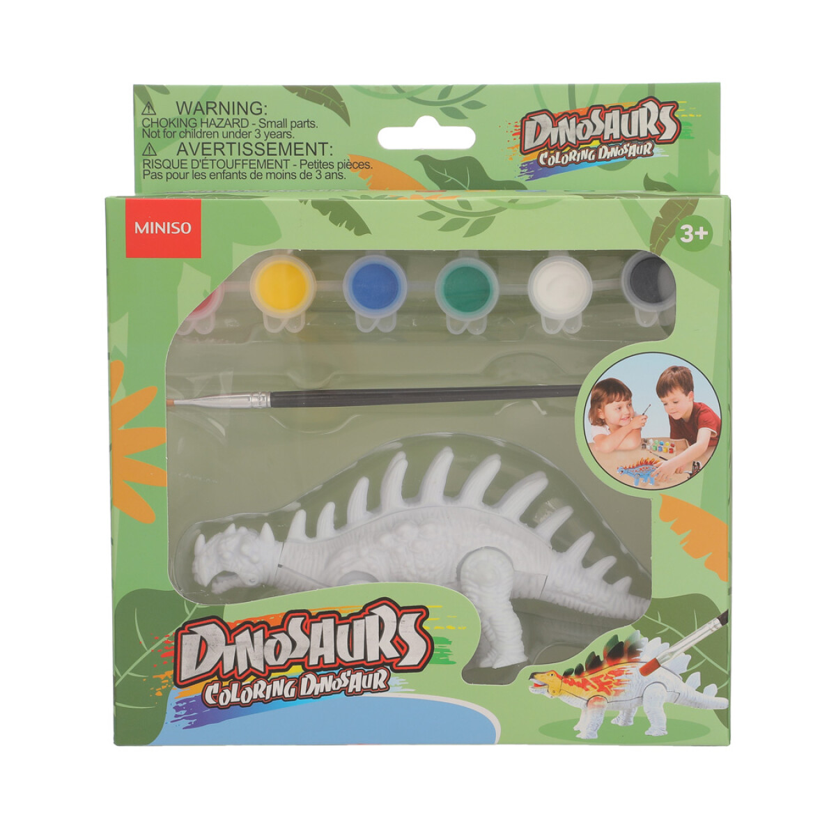 Set para pintar dinosaurio - Anquilosaurio 