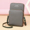 Porta celular para dama Gris
