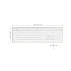 Teclado slim cableado con retroiluminación Teclado Slim Cableado Con Retroiluminación