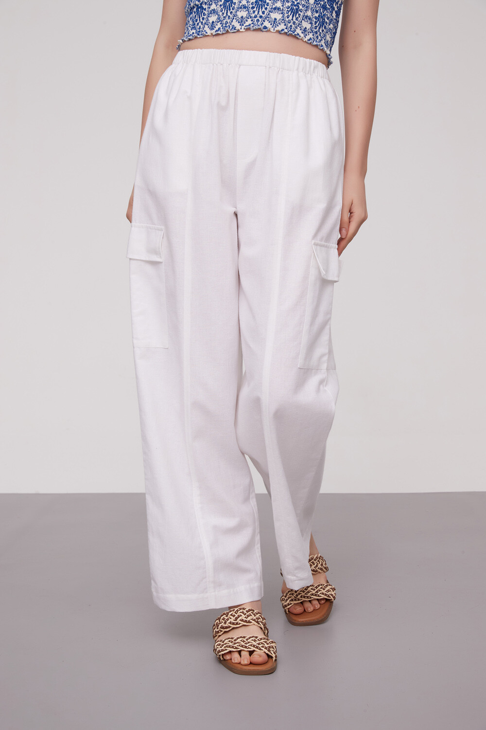 Pantalon Rinhan Blanco