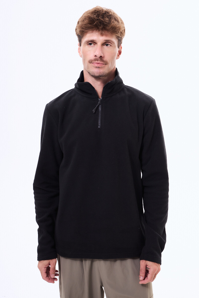Buzo de Micro Polar Cesares - Negro 