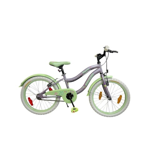 BICICLETA BACCIO MYSTIC RODADO 20 - VIOLETA/VERDE Bicicleta Baccio Mystic Rodado 20 - Violeta/verde