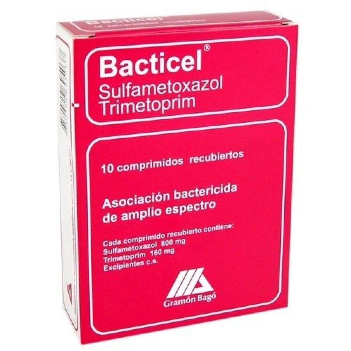 Bacticel 10 Comprimidos – Tratamiento de Infecciones Bacterianas 