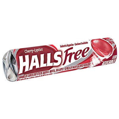 Caramelos Halls Free Cherry Sin Azúcar Caramelos Halls Free Cherry Sin Azúcar