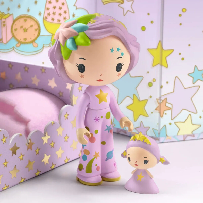 Muñeca Coleccionable Violet Tinyroom Tinyly Djeco Muñeca Coleccionable Violet Tinyroom Tinyly Djeco