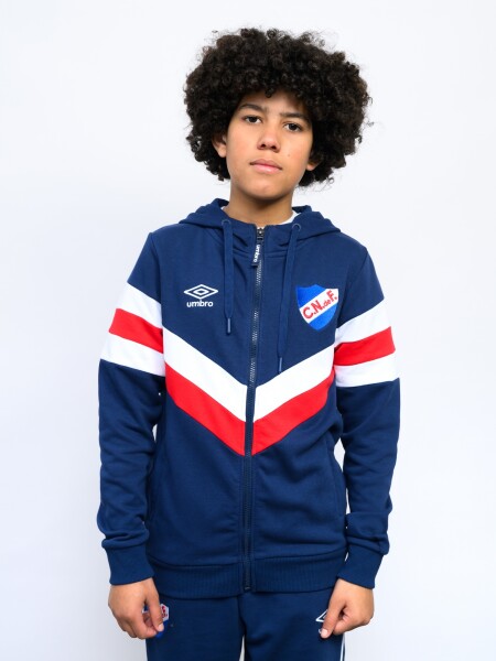 CAMPERA CREW Nacional Junior Azul Marino, Rojo, Blanco