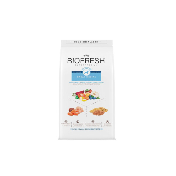 BIOFRESH FILHOTE RAZAS MEDIAS 3 KG BIOFRESH FILHOTE RAZAS MEDIAS 3 KG