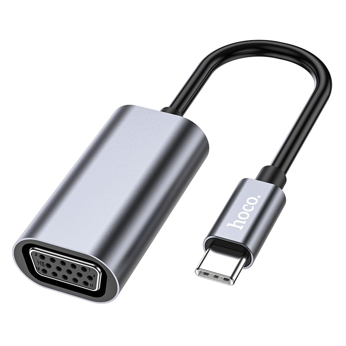 Adaptador Hoco Ua21 Usb-c A Vga - ADAPTADOR HOCO UA21 USBC VGA 