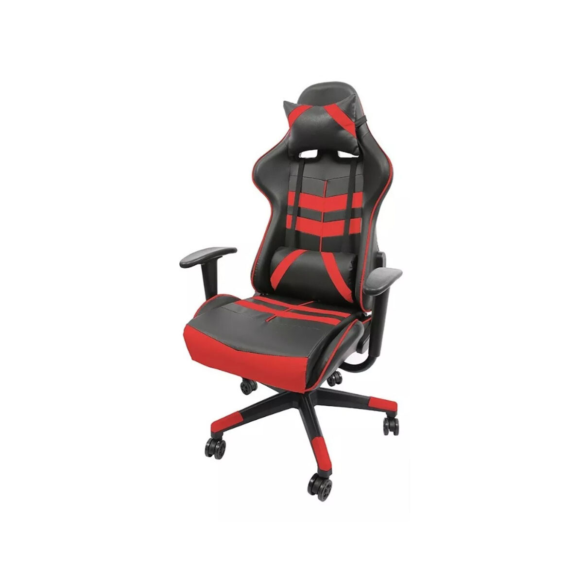 Silla Gamer Ergonómica Sillón Gaming Color Negro y Rojo 