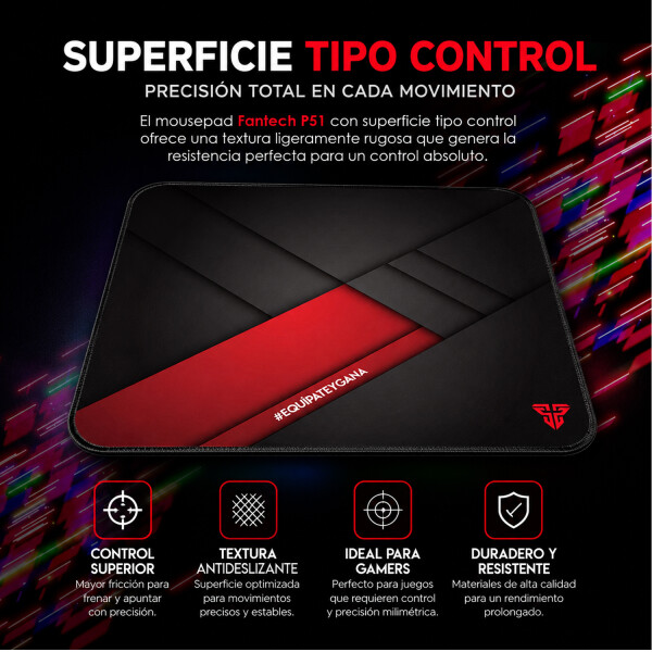 Combo Gamer Kit 5 En 1 Fantech Teclado Mouse Vincha Par Y Soporte P51 KIT GAMER 5 EN 1 P51 FANTECH POWER BUNDL