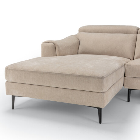 Rinconera Luke - Tela Microfibra - Chaise Izquierdo 6686-4 Beige